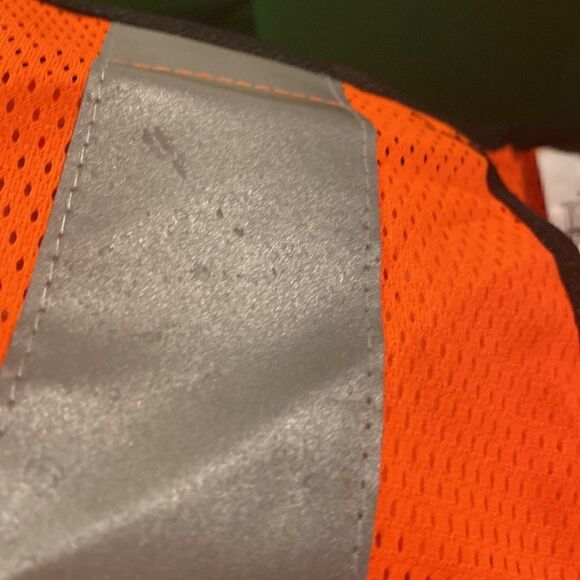 Reflective Safety Vest, Class 2 Construction, Hi-Viz, Yellow & Orange 3 pc Lot - Picture 11 of 15